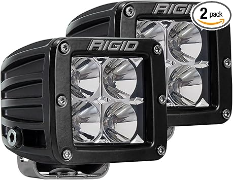 RIGID INDUSTRIES D-Series PRO LED Light Pods Flood, Pair